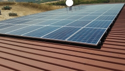 Impianto Fotovoltaico di potenza pari a 20 kWp su lamiera grecata - vista 1