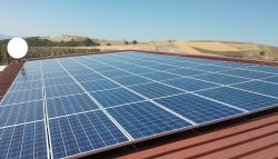 Impianto Fotovoltaico di potenza pari a 20 kWp su lamiera grecata - vista 2