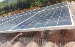 Impianto Fotovoltaico residenziale con rete antiuccello - vista 3